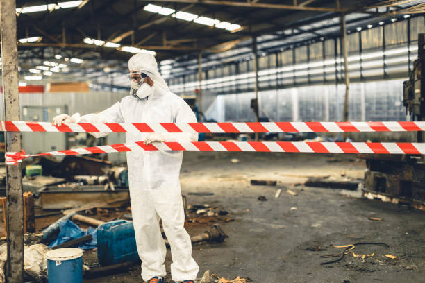 Professional Biohazard technician working in Tiger, GA